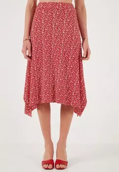 Юбка А-силуэта REGULAR FIT LELA, красный