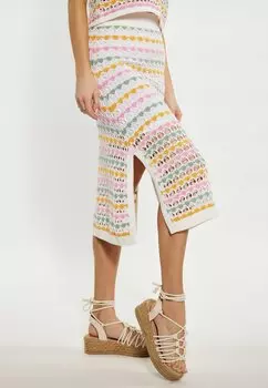 Юбка А-силуэта ROCK IZIA, желтый