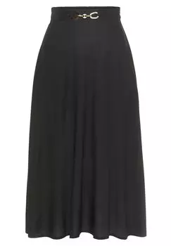 Юбка А-силуэта ROCK LASCANA, цвет schwarz