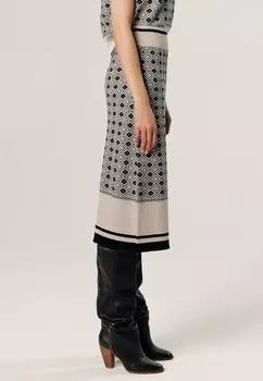 Юбка А-силуэта Rodier, цвет Mottled Beige