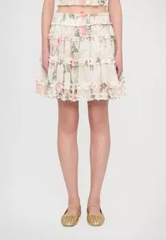 Юбка А-силуэта ROSE MINI SKIRT Needle & Thread, розовый