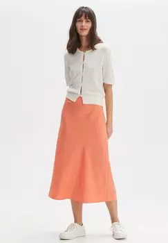 Юбка А-силуэта Runi Opus, персиково-коралловый