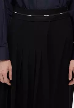 Юбка А-силуэта sandro, черный