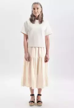 Юбка А-силуэта Seidensticker "Black Rose", цвет Ecru