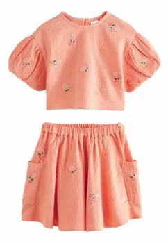 Юбка А-силуэта SET Next, цвет peach pink