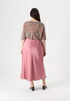 Юбка А-силуэта SHARAE Lauren Ralph Lauren Woman, розовый