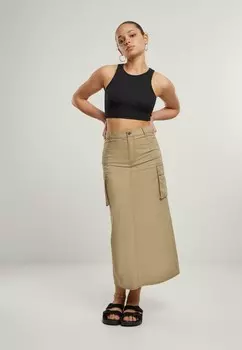 Юбка А-силуэта SIGNATURE Karl Kani, бежевый