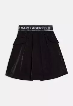 Юбка А-силуэта SKIRT Karl Lagerfeld, черный