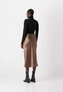 Юбка А-силуэта SKIRT MID LENGTH BIAS CUT Marc O'Polo, коричневый