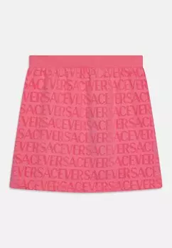 Юбка А-силуэта SKIRT SPUGNA KIDS Versace, цвет flamingo
