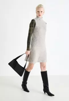 Юбка А-силуэта SLFEMILI SKIRT Selected Femme, бежевый