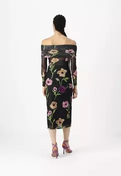 Юбка А-силуэта SNTRINA SOMETHINGNEW, темно-коричневый