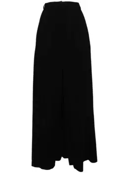 Юбка А-силуэта со складками pushBUTTON, черный