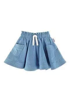 Юбка А-силуэта SOMMERLEICHTER CHAMBRAY ROCK sigikid, цвет hellblau