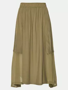Юбка а-силуэта стандартного кроя Dkny, зеленый