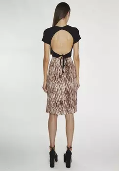 Юбка А-силуэта STONE CONCRETE PRINT MIDI Glamorous, коричневый