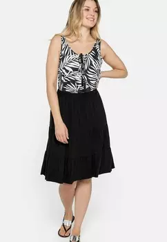 Юбка А-силуэта STRAND Sheego, черный