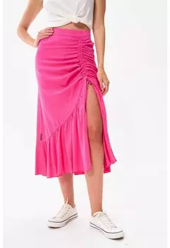Юбка А-силуэта SUSAN blue shadow, розовый