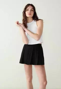 Юбка А-силуэта TAILORED PLEATED MINI SKIRT Next, цвет black