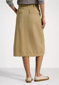 Юбка А-силуэта THE RICKY SKIRT Polo Ralph Lauren, хаки