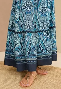 Юбка А-силуэта TIERED DETAIL, REGULAR FIT Love & Roses, светло-голубой