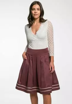 Юбка А-силуэта TRACHTEN ENARA Spieth & Wensky, темно-красный
