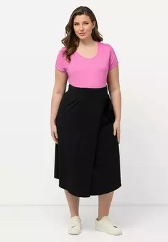 Юбка А-силуэта Ulla Popken, черный