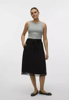 Юбка А-силуэта Vero Moda, черный