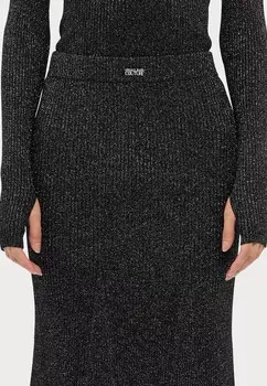 Юбка А-силуэта Versace Jeans Couture, черный