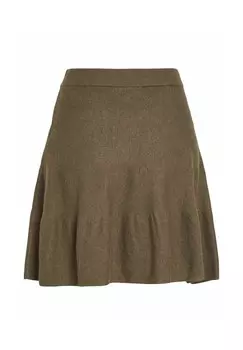 Юбка А-силуэта VILA, цвет Mottled Brown