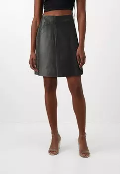 Юбка А-силуэта VIMIRELL SKIRT VILA, цвет black