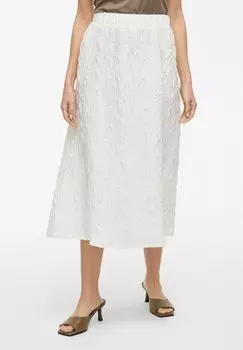 Юбка А-силуэта VISOPHIA VOLUME MIDI VILA, белый