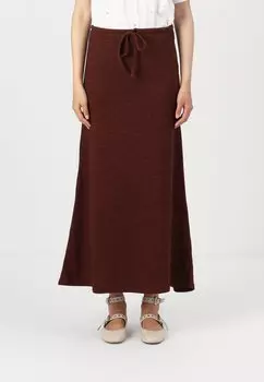Юбка А-силуэта VMBELLA SKIRT Vero Moda, темно-красный