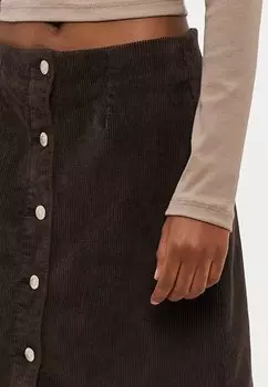 Юбка А-силуэта VMETTA SHORT SKATER Vero Moda Petite, темно-коричневый