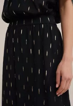 Юбка А-силуэта WE Fashion, черная