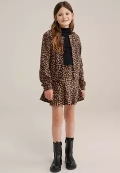 Юбка А-силуэта WE Fashion, черный