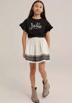 Юбка А-силуэта WE Fashion, цвет beige