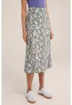 Юбка А-силуэта We Fashion, оливковый