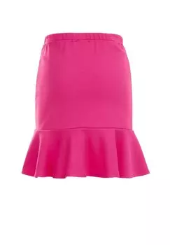 Юбка А-силуэта WE Fashion, светло-красная