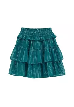 Юбка А-силуэта WE Fashion, зеленый