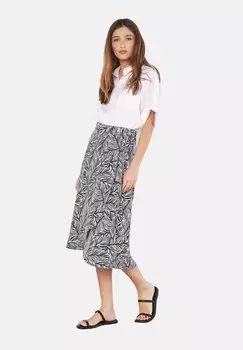 Юбка А-силуэта Wrap skirt Apricot, темно-синий
