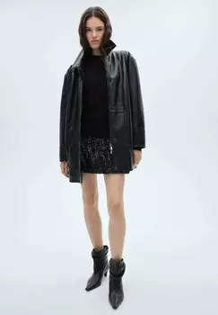 Юбка А-силуэта XNUBA Mango, черный