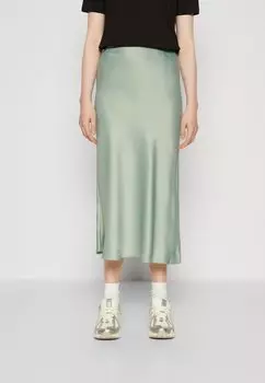 Юбка А-силуэта YASPELLA MIDI SKIRT Yas Tall, цвет green milieu