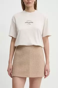 Юбка Abercrombie & Fitch, бежевый