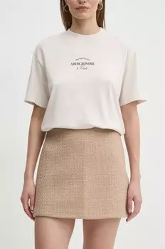 Юбка Abercrombie & Fitch, бежевый