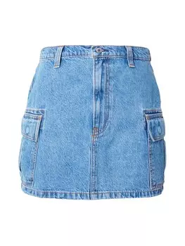 Юбка Abercrombie & Fitch, синий