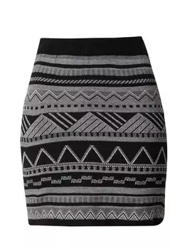 Юбка ABOUT YOU Skirt Pernilla, серый/черный/белый