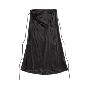 Юбка Acne Studios Belted 'Black', черный