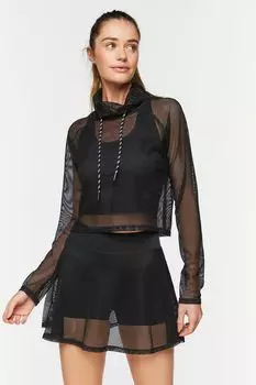 Юбка Active Mesh Netted Forever 21, черный