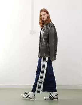 Юбка adibreak темно-синего цвета adidas Originals